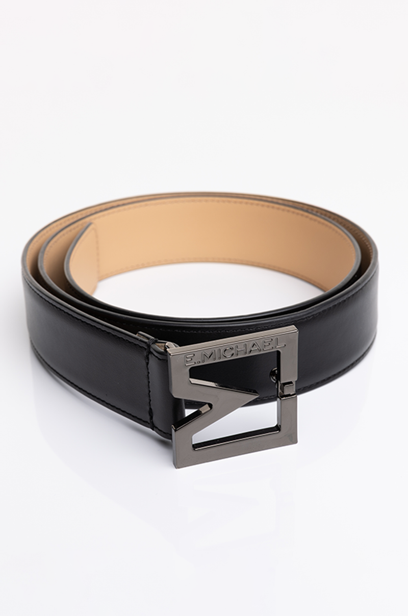 MIDNIGHT ITALIAN LEATHER BELT